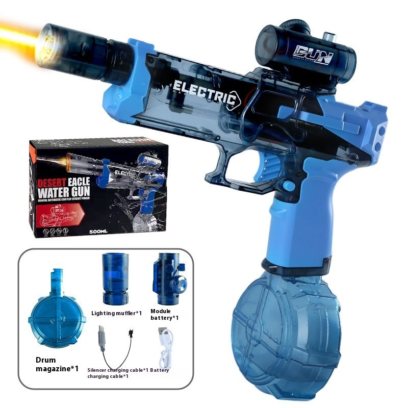 Nouveau pistolet à eau électrique Ice Mouse Ice Explosion, haute vitesse, tir continu, rechargement à liaison, grande capacité pour enfants