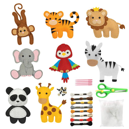 Jouets éducatifs créatifs en feutrine cousus main pour enfants
