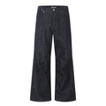 Solid color denim bell bottom pants