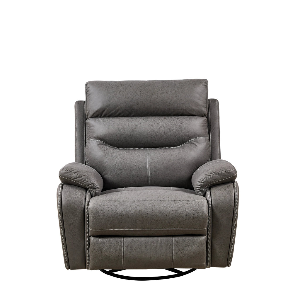 Liyasi Dual OKIN Motor Rocking and 240 Degree Swivel Single Sofa Seat recliner Chair Infinite Position Head rest by eprolo