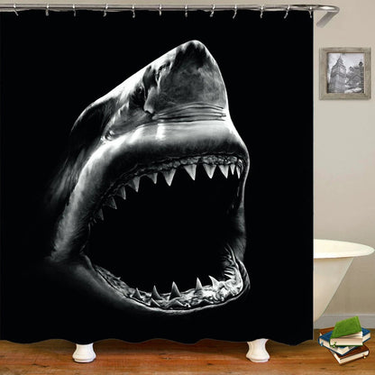 sea worldl Style Pattern Bathroom Shower Curtain by eprolo