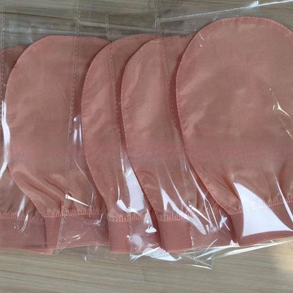 Silk exfoliating face wash and beauty towel, soft and exfoliating, bath and scrubbing, silk bath and face wash gloves by eprolo