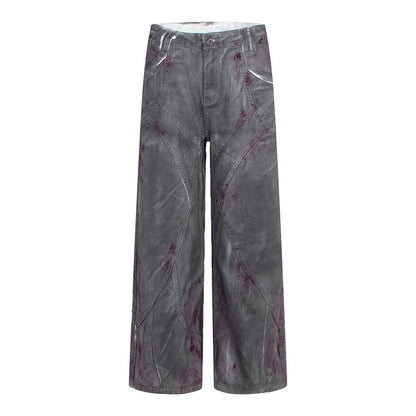 Vaqueros desgastados teñidos, Marca de moda