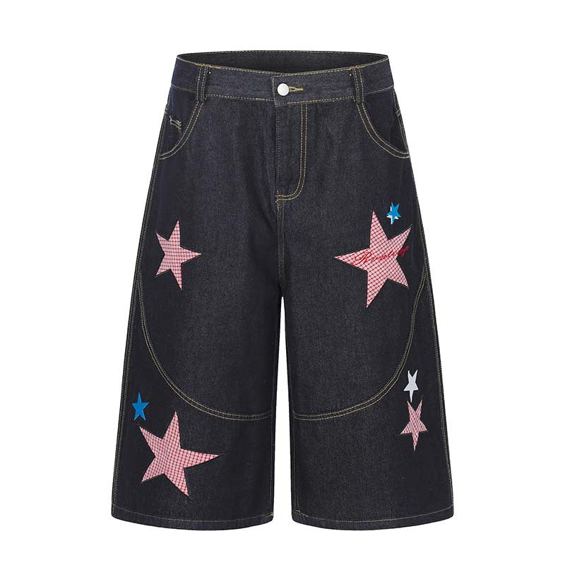 Shorts en jean d'inspiration rétro