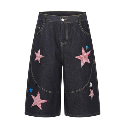 Shorts en jean d'inspiration rétro