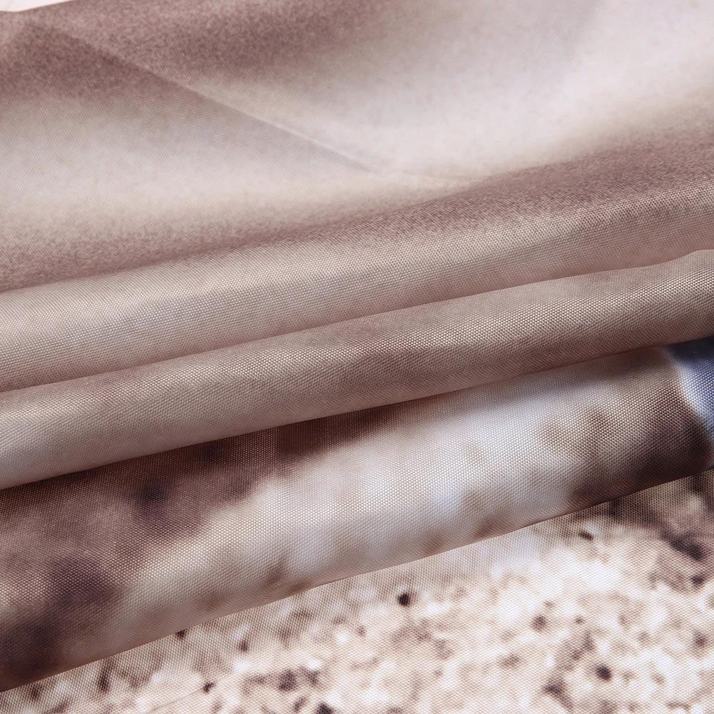 180x180cm/180x200cm Bathroom Shower Curtain Bathroom Decoration Waterproof Sand&Stone Printed Pattern Shower Curtains by eprolo