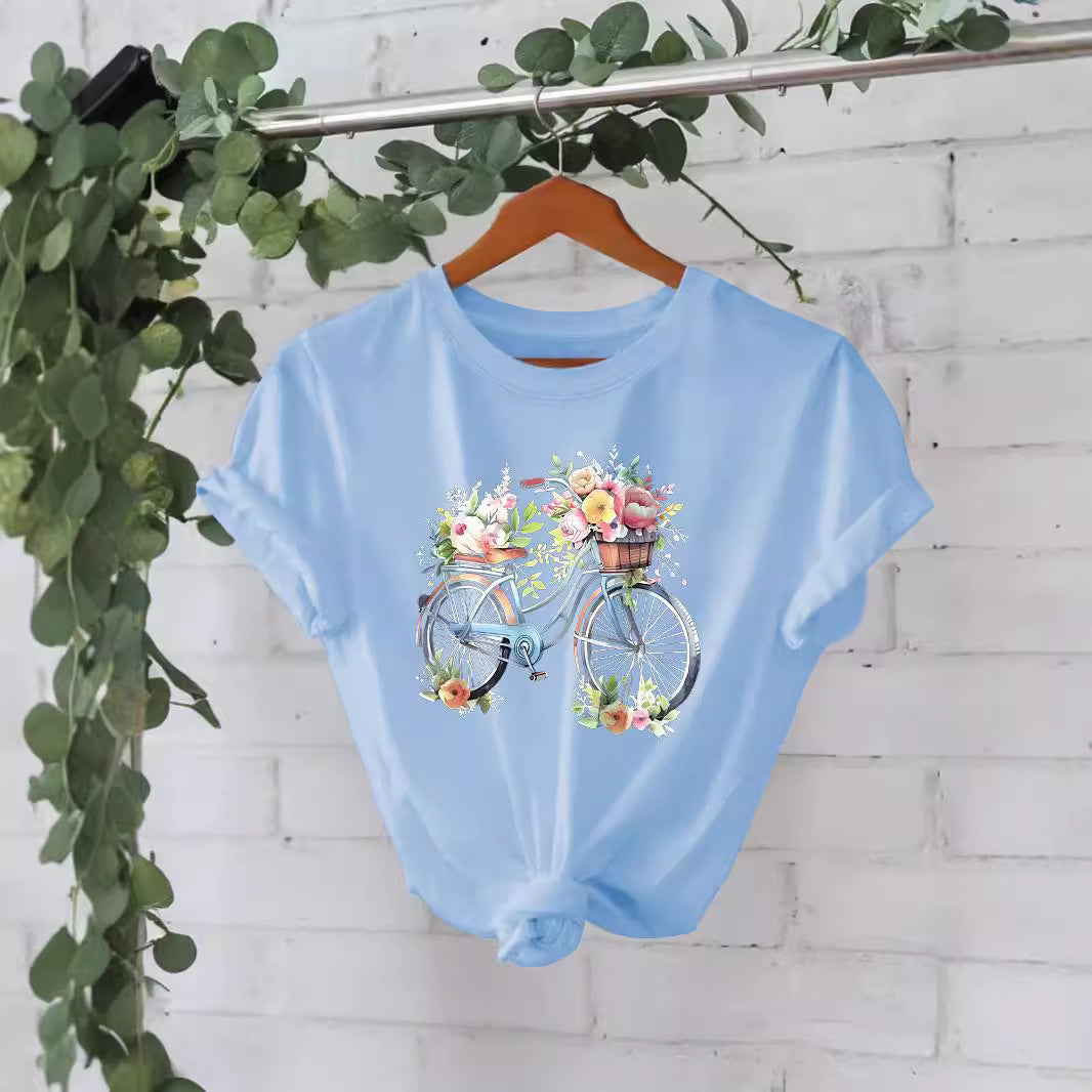 Pattern printed T-shirt