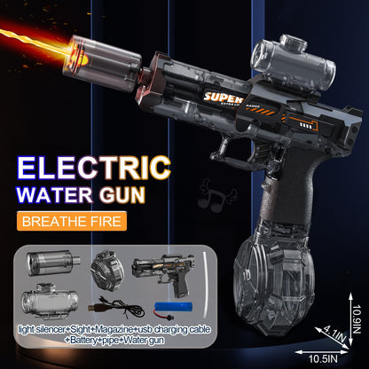 Nouveau pistolet à eau électrique Ice Mouse Ice Explosion, haute vitesse, tir continu, rechargement à liaison, grande capacité pour enfants