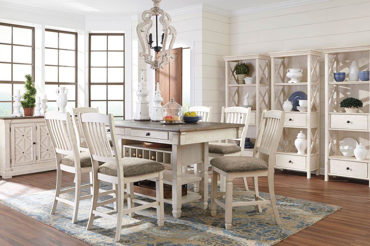 Bolanburg - Rectangular Counter Table Set-3