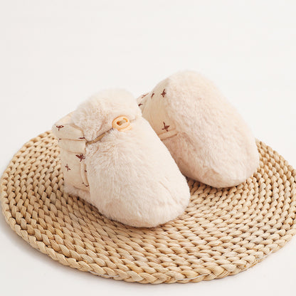 Chaussures Bébé Chaude d'Hiver Antidérapantes et Anti-Chute à Semelle Souple pour les Tout-petits