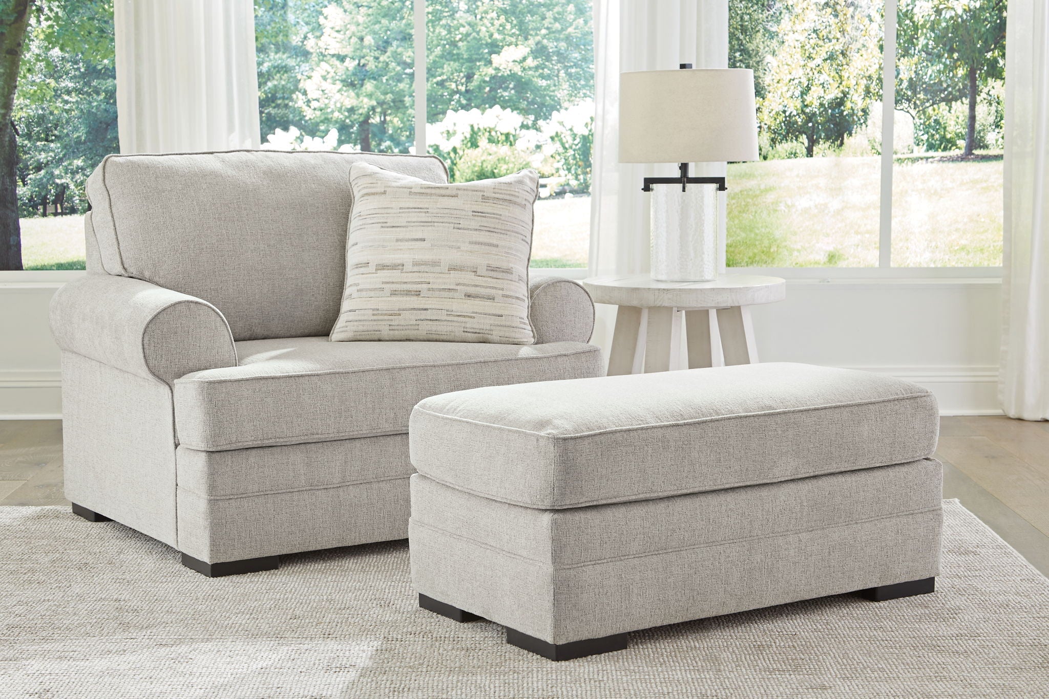 Signature Design by Ashley Eastonbridge 3-Piece Living Room Set Chair Sofa Ottoman-1