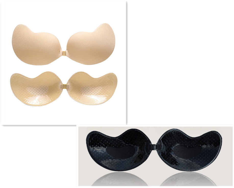 Sujetador Push Up Invisible Sujetador Sin Espalda Sin Tirantes Bralette Sin Costuras con Cierre Delantero Ropa Interior