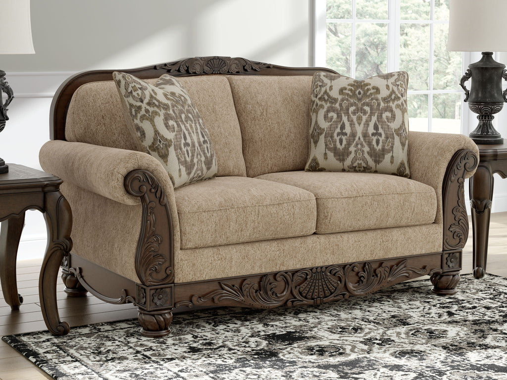 Chelsworth - Loveseat - Golden-0
