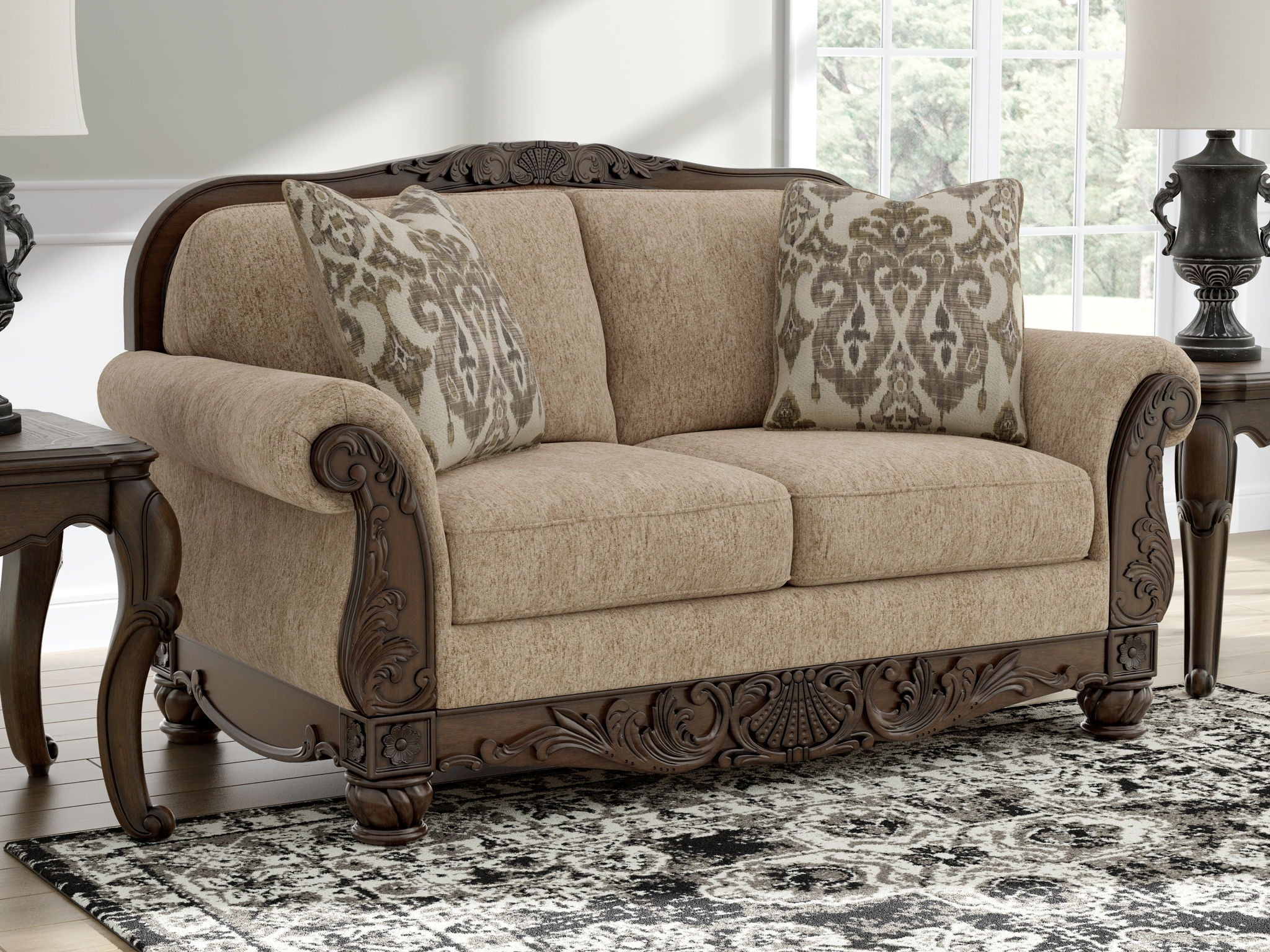 Chelsworth - Loveseat - Golden-0