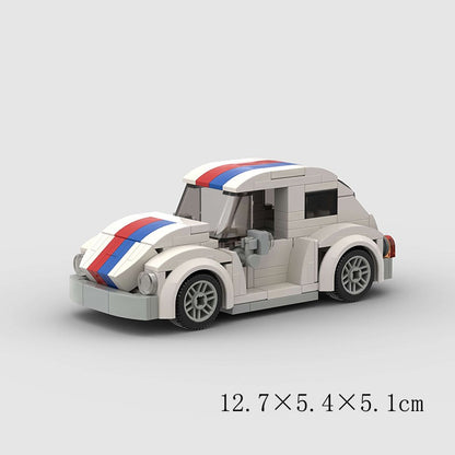 Jouets pour enfants Modèle de voiture Voiture de sport et petites briques de construction MOC Jouets éducatifs