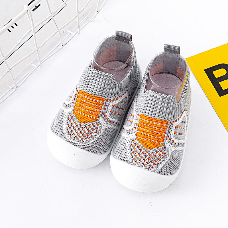 Chaussures de marche antidérapantes à semelle souple pour bébé