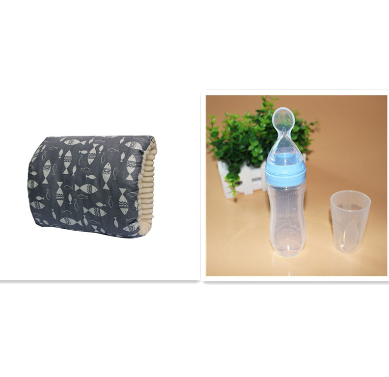 Almohada de brazo ajustable de algodón para lactancia de bebé, almohada de lactancia lavable para bebés, cojín de brazo para lactancia