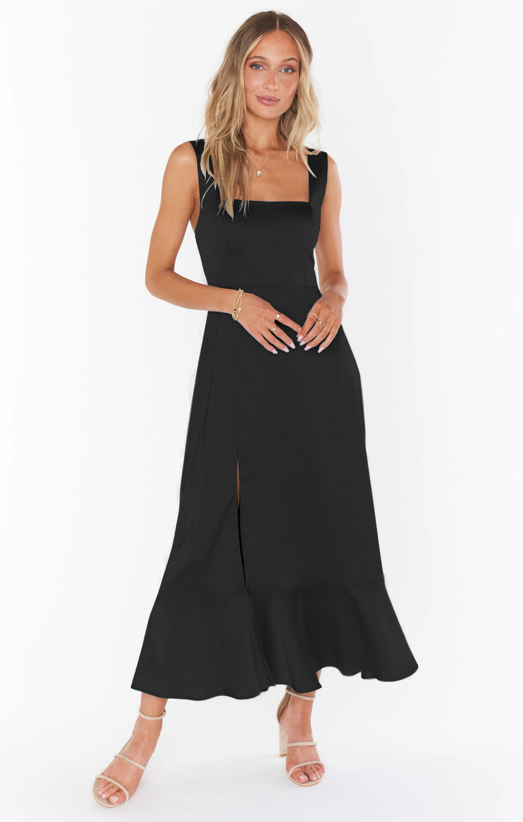Vestido Dividido con Tirantes de Temperamento con Diseño de Cordones, Vestidos de Playa con Volantes de Moda de Verano para Mujer