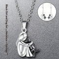 Little Girl And Dog Hugging Earring Set