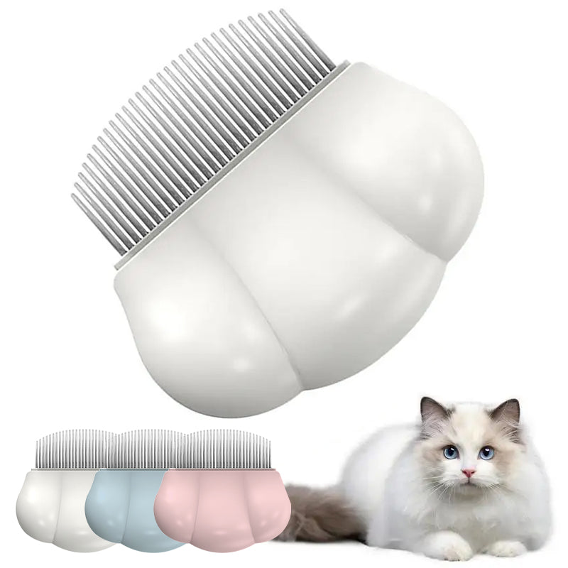 Peine de aseo para perros, cómodo, para mascotas, pequeños piojos, peines universales para la muda, cepillo en forma de concha, elimina enredos para perros, conejos y productos para mascotas