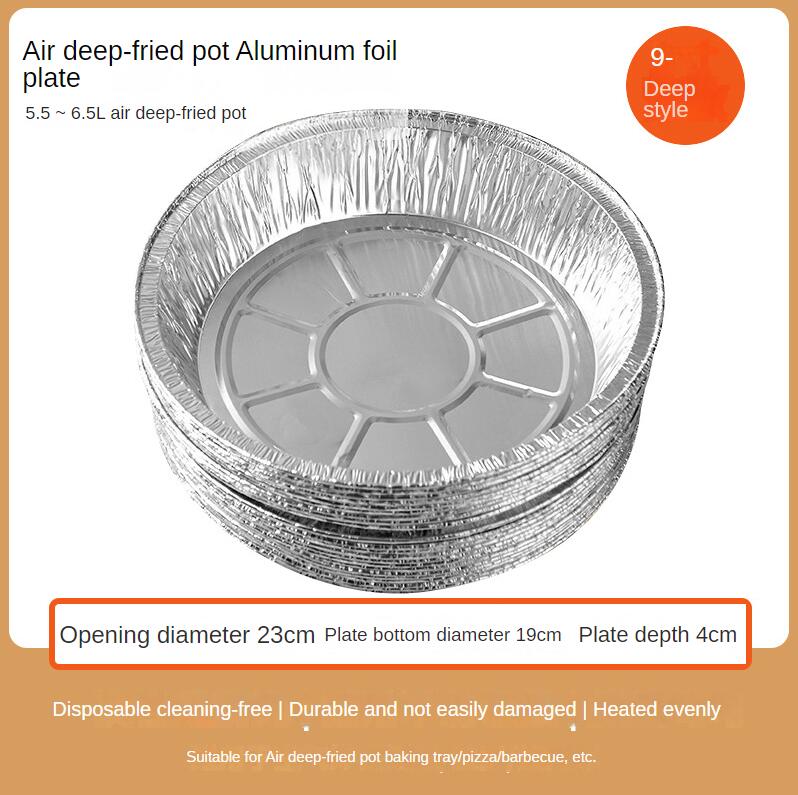 Revestimientos de papel de aluminio antiadherentes para freidora, revestimiento de papel desechable, resistente al aceite, cesta de vapor, herramienta de cocina, bandeja recogegrasas para barbacoa