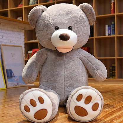Peluche Grand Ours en Peluche Couleur Unie