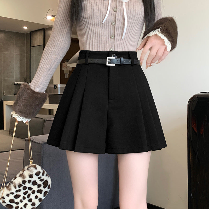 Pantalones de Lana de Mujer de Cintura Alta