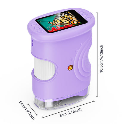 Microscope numérique portable pour enfants pour l'exploration en extérieur