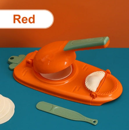 Nueva herramienta 2 en 1 para hacer dumplings de cocina, utensilio manual para hornear repostería