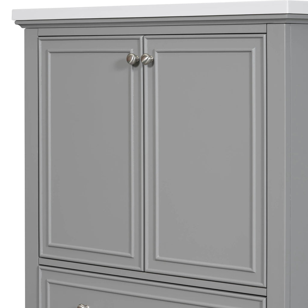 30inchgrey Bathroom Vanity with Sink by eprolo
