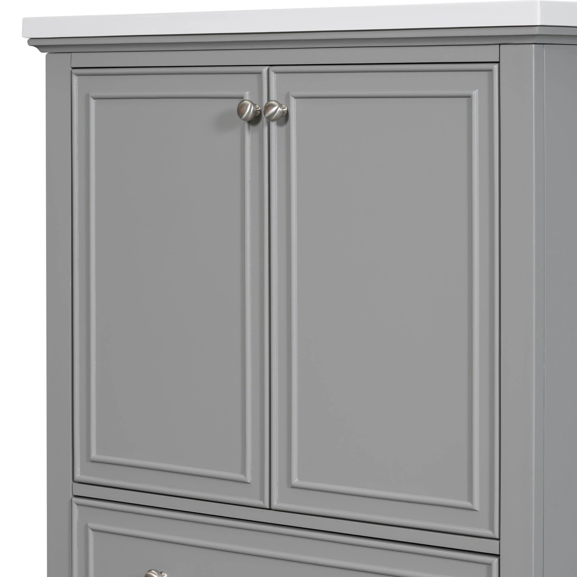 30inchgrey Bathroom Vanity with Sink by eprolo