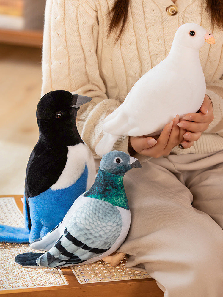Peluche Oiseau Pigeon de Dessin Animé