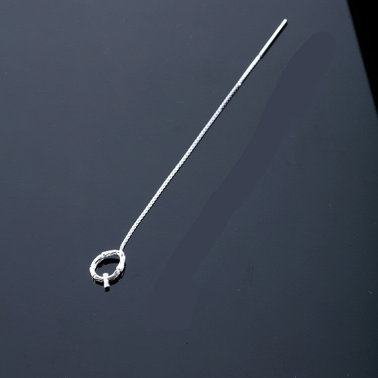Joyas de moda de plata de ley 925 con 26 letras, pendientes colgantes para mujer, estilo clásico inglés minimalista, pendientes de estudiante, fiesta, regalo de joyería para amigos