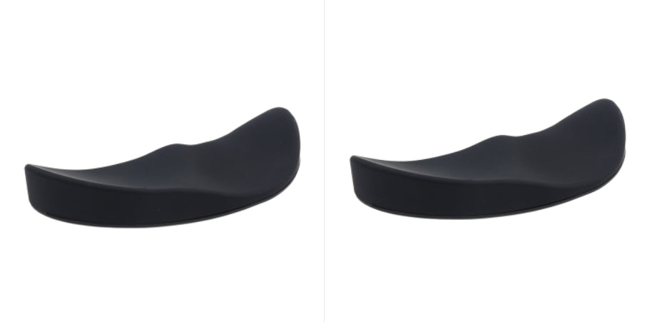 Alfombrillas de ratón ergonómicas con reposamuñecas de gel de silicona antideslizante, alfombrilla de soporte aerodinámica para ratón de ordenador para oficina, juegos y accesorios de PC