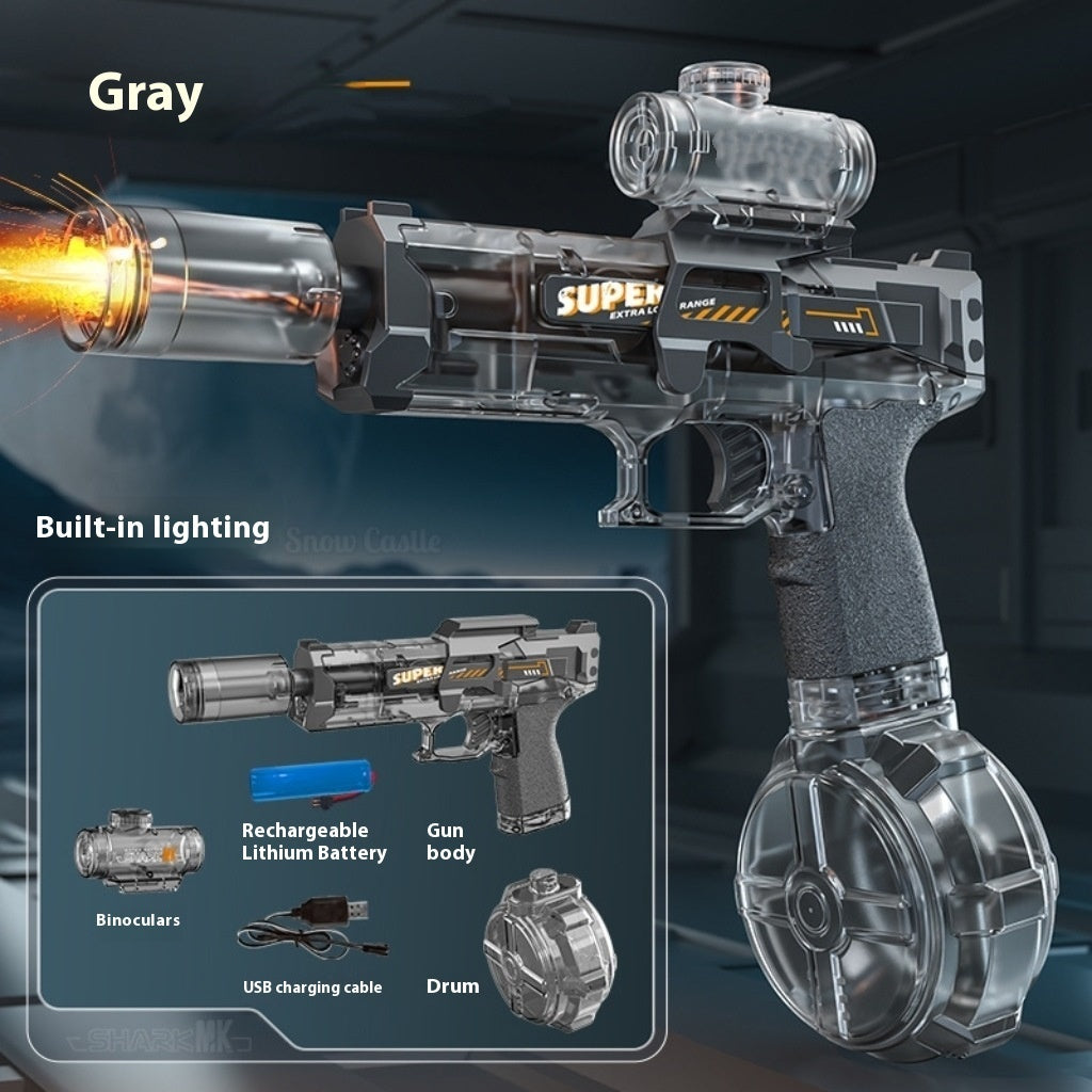 Nouveau pistolet à eau électrique Ice Mouse Ice Explosion, haute vitesse, tir continu, rechargement à liaison, grande capacité pour enfants