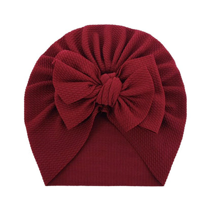 Chapeau chaud et mignon pour enfants européens et américains avec nœud
