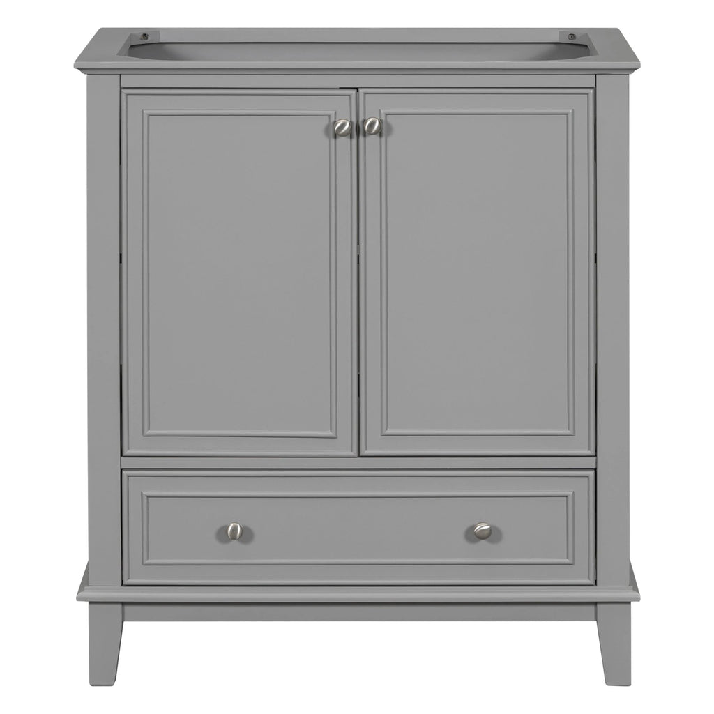 30 inch bathroom vanity no sink base only gray by eprolo