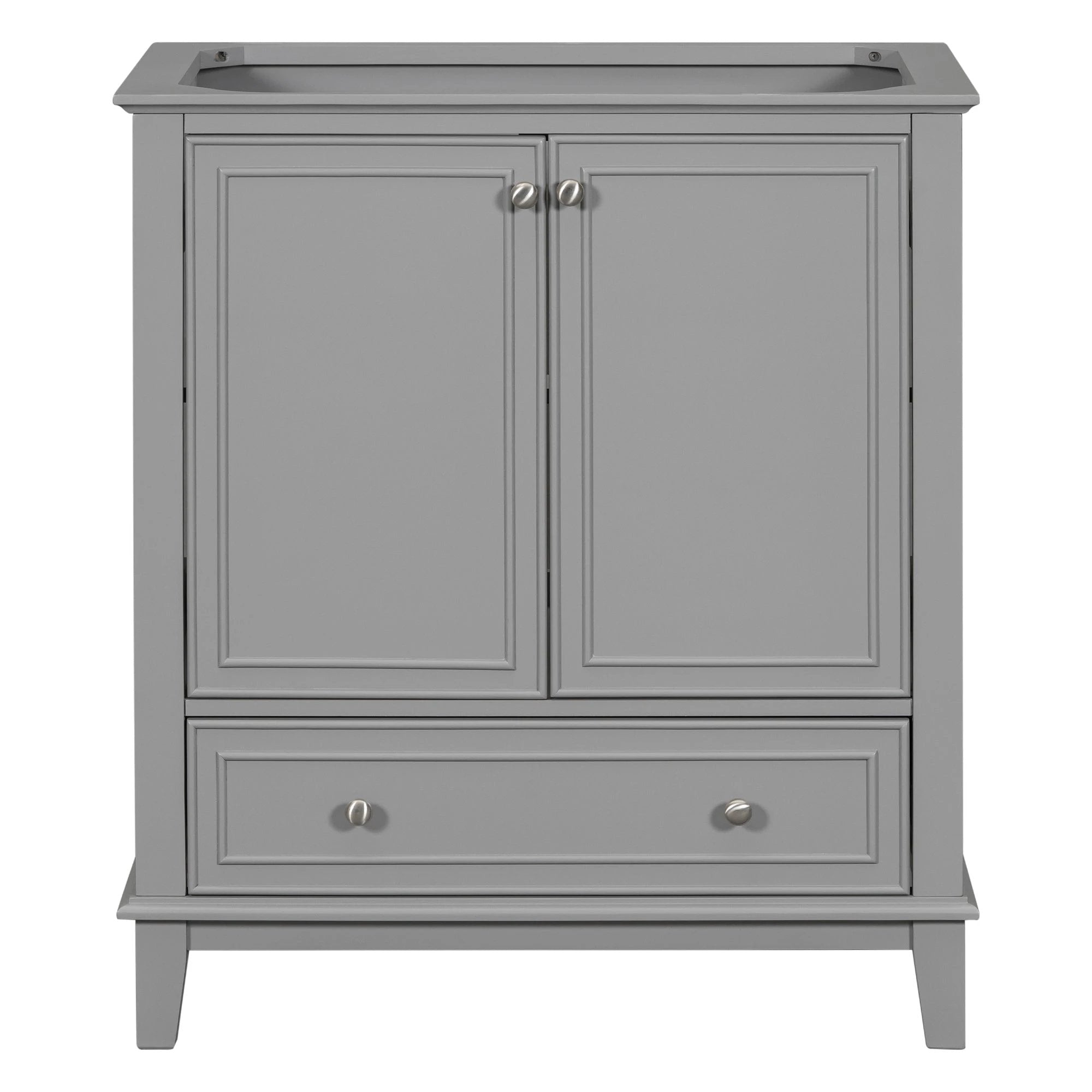 30 inch bathroom vanity no sink base only gray by eprolo