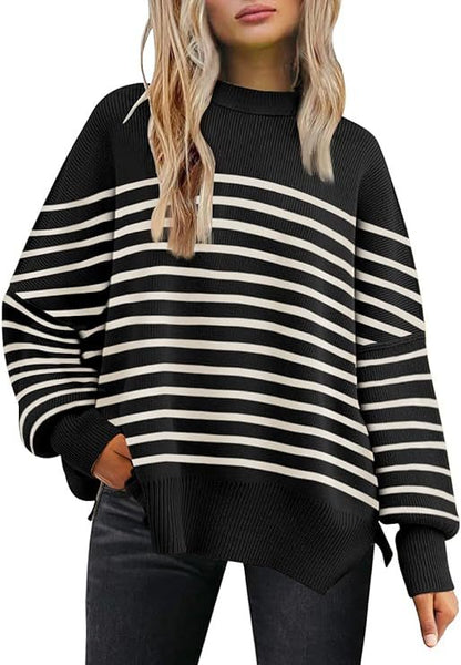 Chandail en tricot épais pour femme