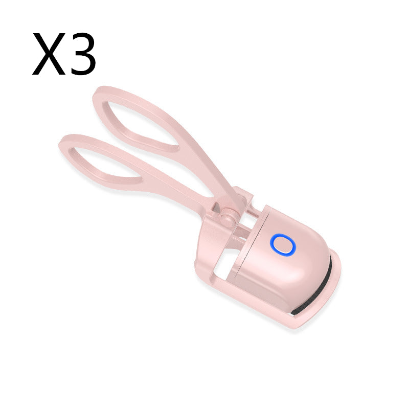 Rizador de pestañas térmico, eléctrico, con control de temperatura, mini rizador de pestañas eléctrico, portátil, recargable