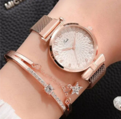 Bracelet de montre numérique en alliage pour femme