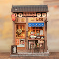 Modèle de Diorama Stéréo de Bâtiment de Rue à Assembler Soi-même