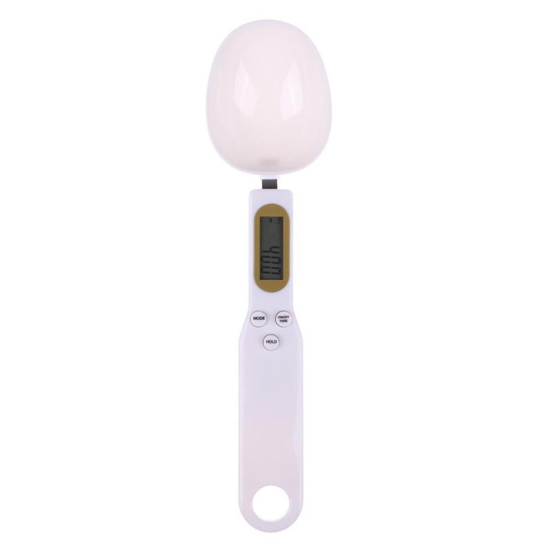 Báscula digital de cocina LCD Cuchara medidora electrónica de alimentos Cuchara medidora de café, té y azúcar en gramos Herramientas de cocina