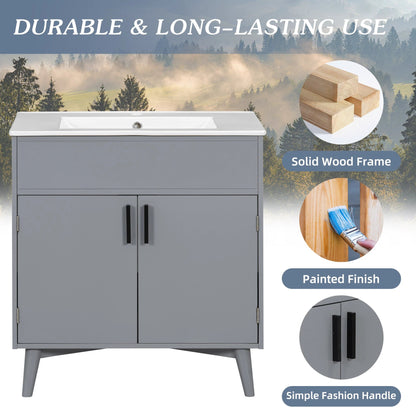 Bathroom vanity Set with Sink, Combo Cabinet, Bathroom Storage Cabinet by eprolo