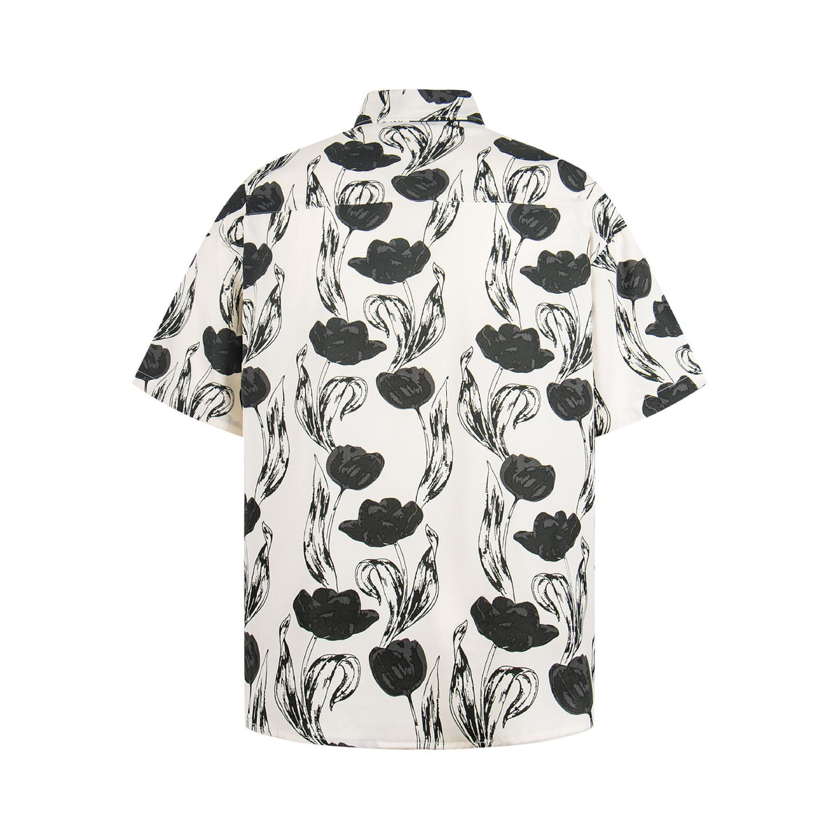 Chemise à manches courtes à imprimé floral
