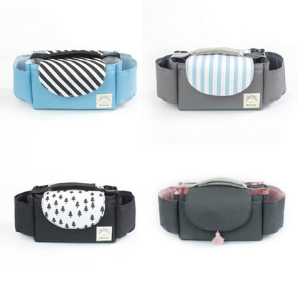 Sac organisateur de poussette multifonctionnel pour bébé, sac à couches de maternité, accessoires de poussette, porte-gobelet, sac de fauteuil roulant