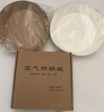 Freidora de aire, papel desechable para alimentos, forro de papel, freidora, cocinas, a prueba de aceite, plato de barbacoa, vaporizador, accesorios para hornear
