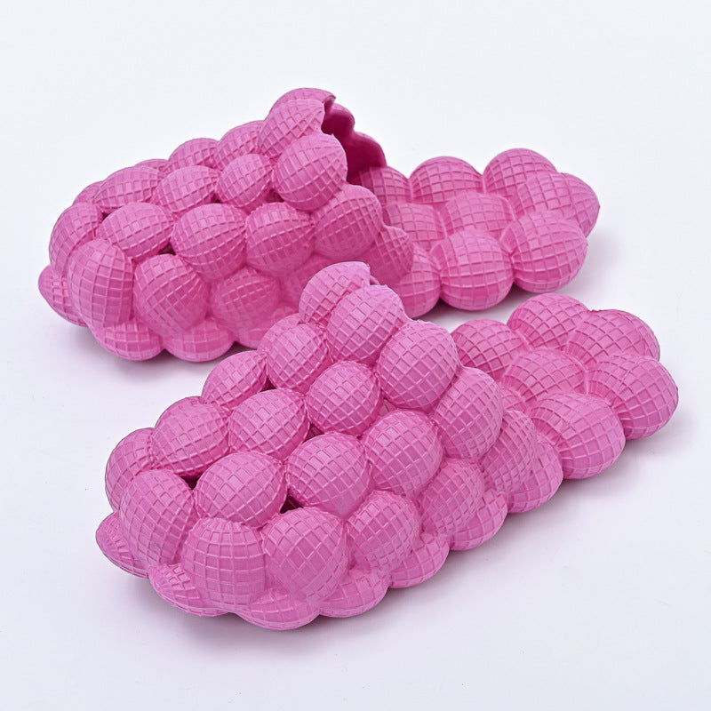 Nuevas sandalias de masaje de malla para el baño, de verano, para el hogar, antideslizantes.
