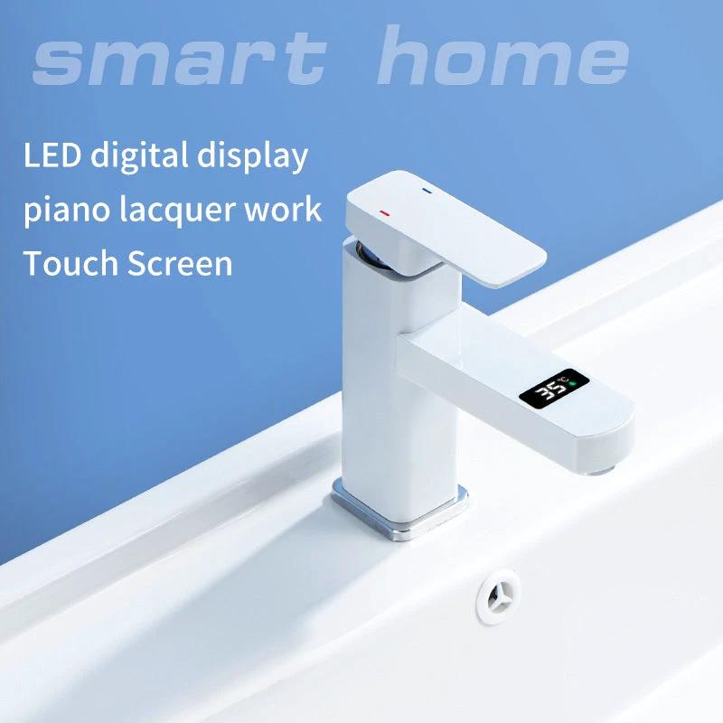 Digital Display Temperature Control Faucet Hot And Cold Water Faucet by eprolo