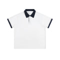 Loose half sleeved polo shirt